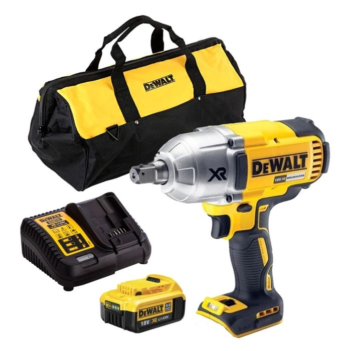 Гайковерт DeWalt DCF899/18V с 4Ah батерия, зарядно и чанта