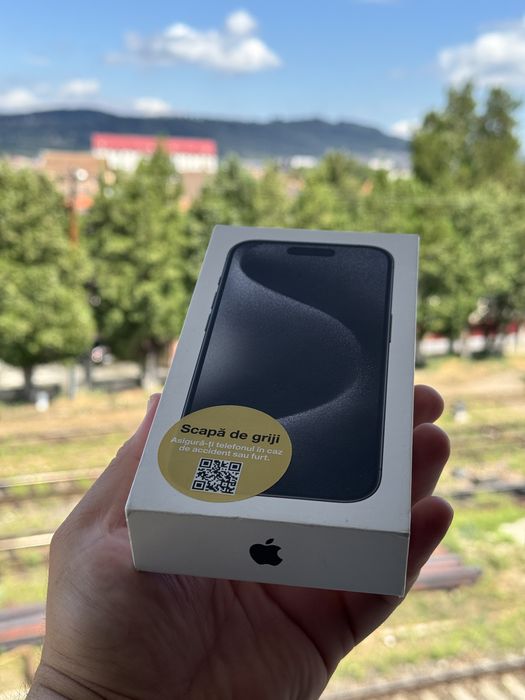 iPhone 15 Pro 128GB Black Titanium baterie noua
