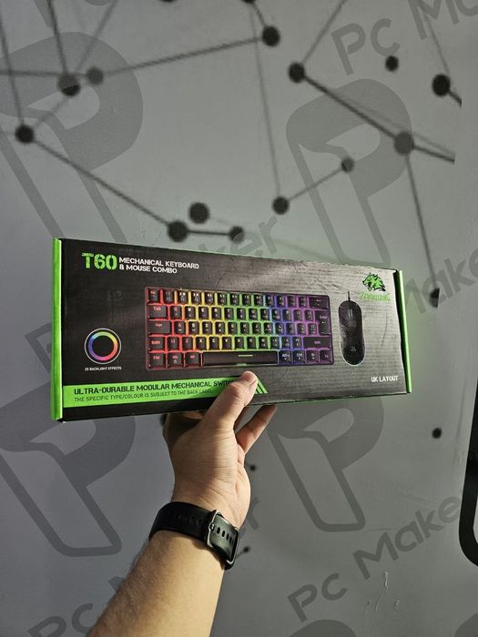 Механика Клава мышь коврик