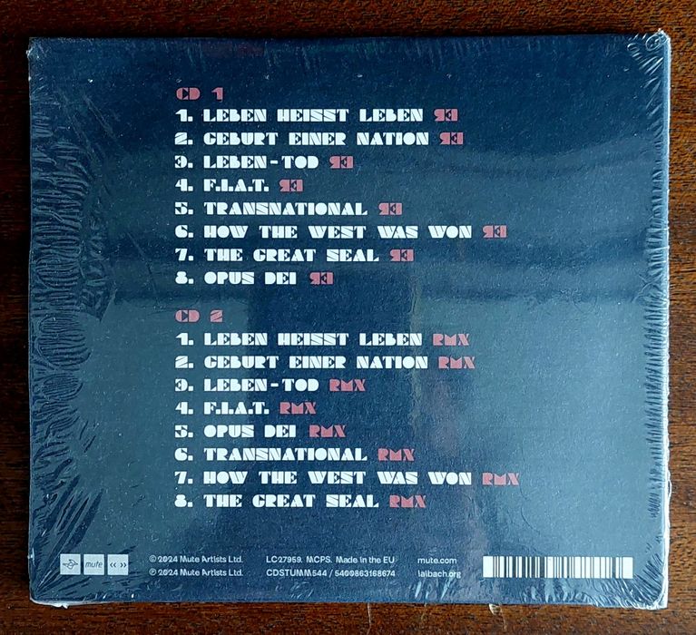 Laibach - "Opus Dei Revisited" 2CD