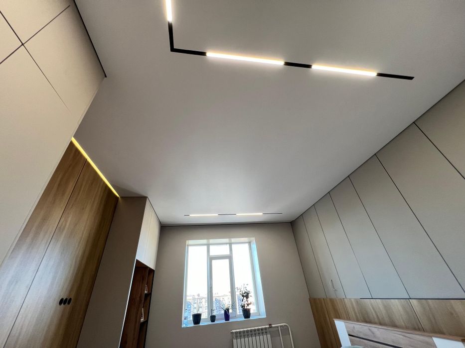 Натяжные потолки и декор панели