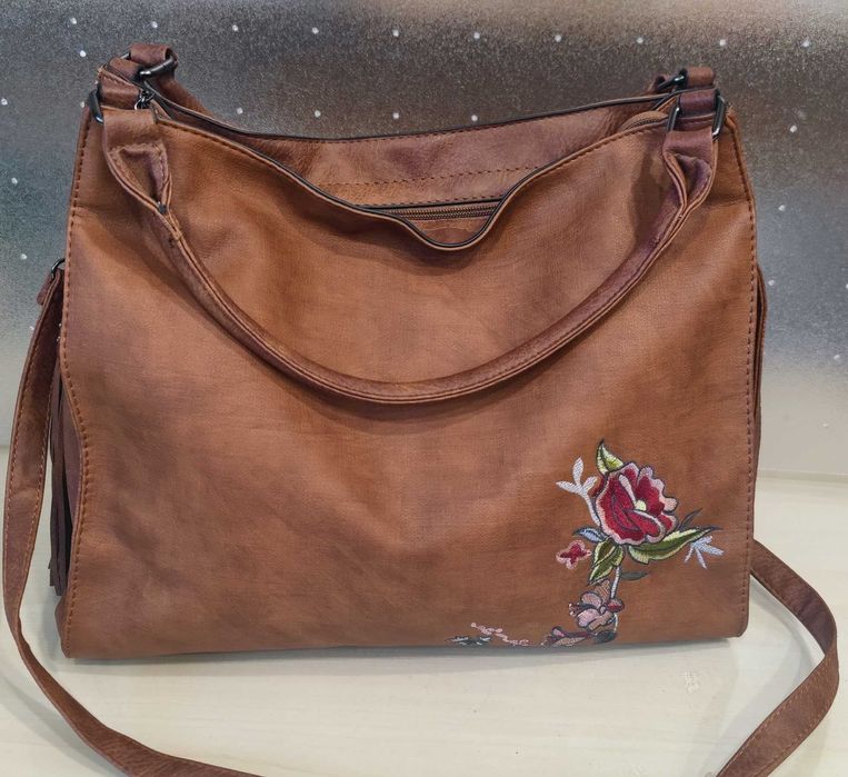 Geanta dama culoare maro