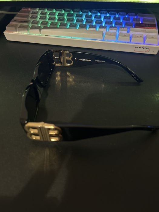 Ochelari de soare Balenciaga BB0096S - Negru/Auriu - Originali