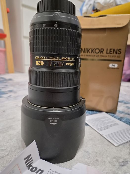 Obiectiv DSLR NIKKOR 24-70 mm f 2.8