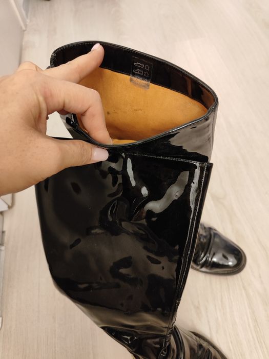 Сапоги натуральная кожа .Европа.