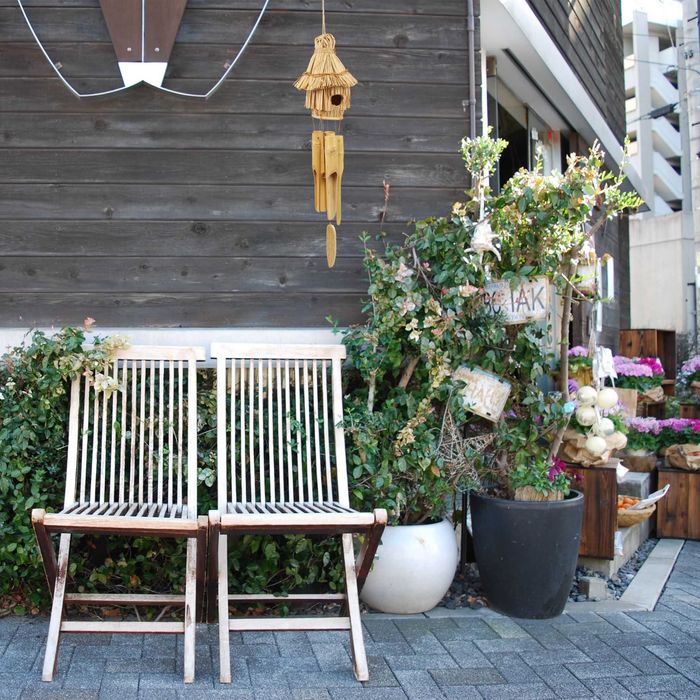 Clopot de vant cu casuta pentru pasari din bambus si paie 69 x 16 cm