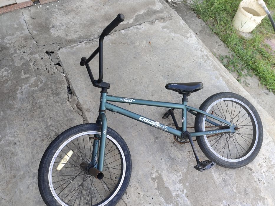 BMX в зелёном цвете