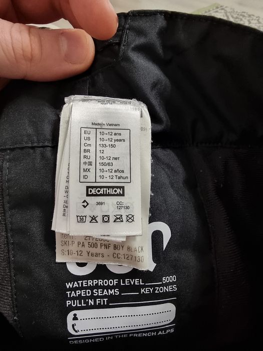 Pantaloni ski baieti 10-12ani