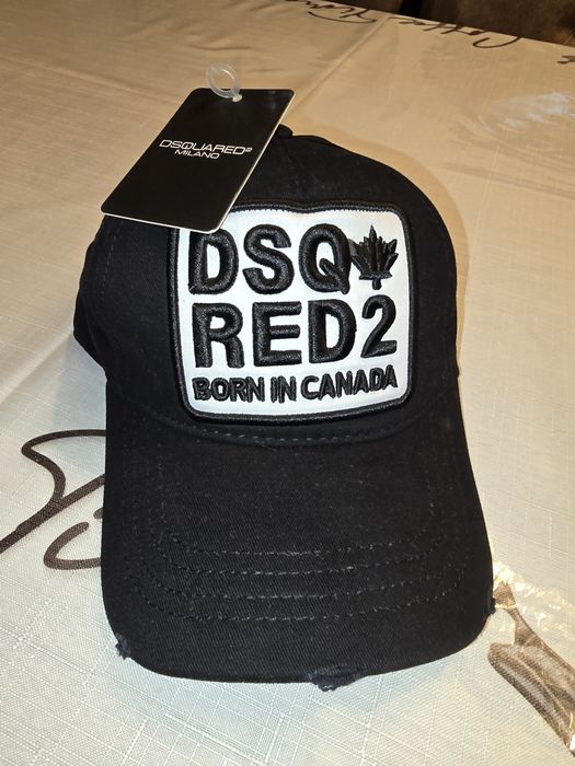 Șapcă DSQ RED2 neagră – model modern unisex