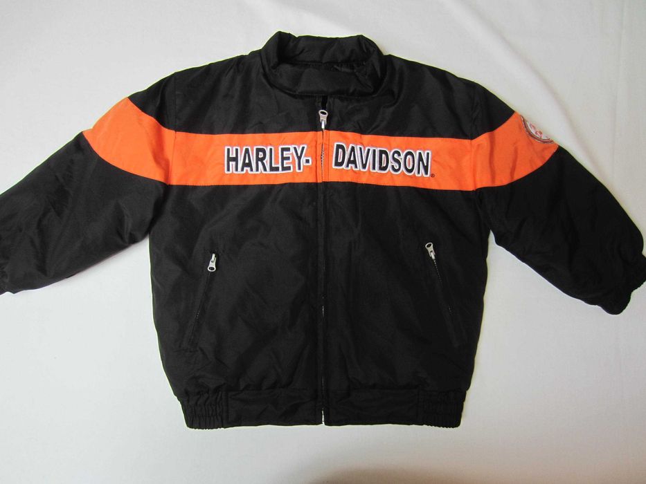 Geaca copil Harley-Davidson,  masura 4T(3-4ani), matlasata, poliester, stare f. buna