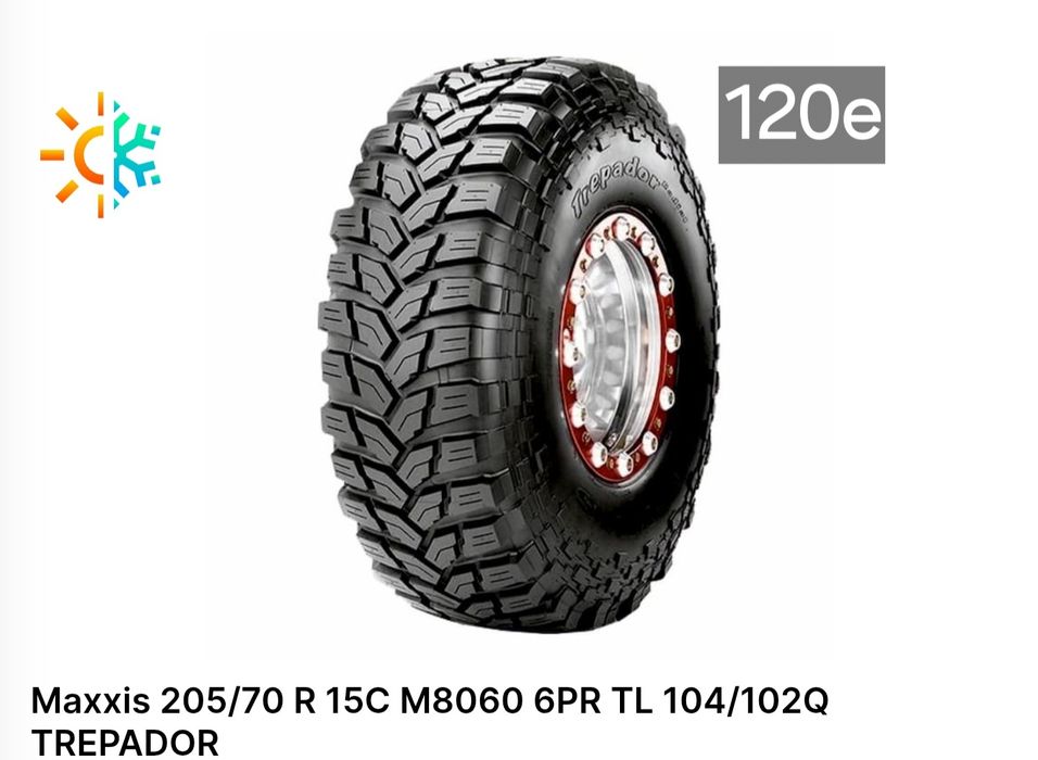 205 70 15 А/Т MAXXIS 5 варианта Замъка Ямбол