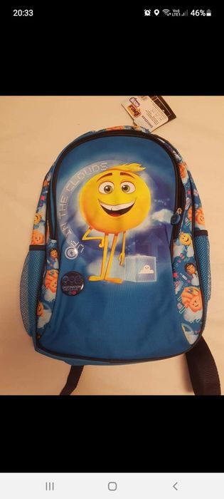 Ghiozdan gimnaziu NOU emoji rucsac scoala