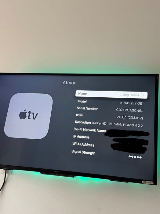 Player Apple Tv 4K A1842