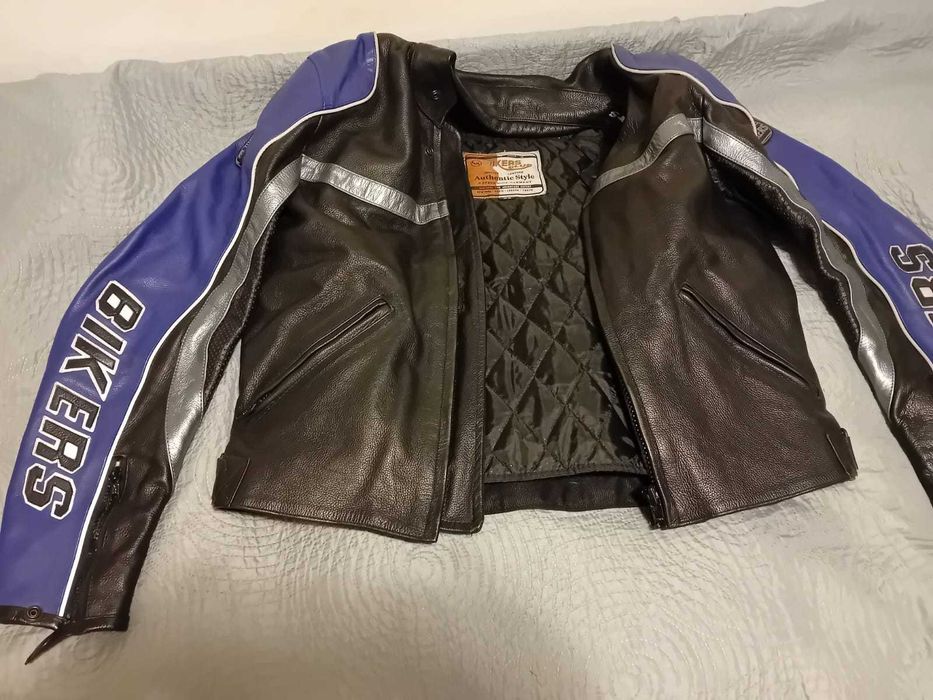Geaca din piele autentica - Bikers - marime 56