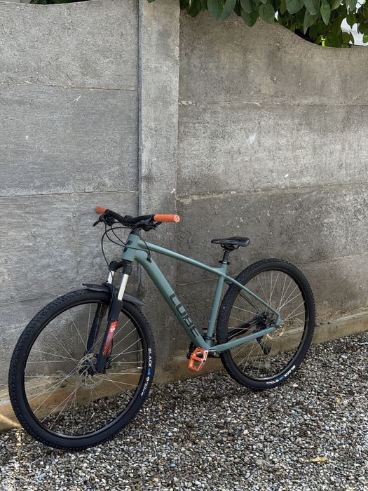 Cube Aim Pro – Mărime L, roți 29”,orange olive
