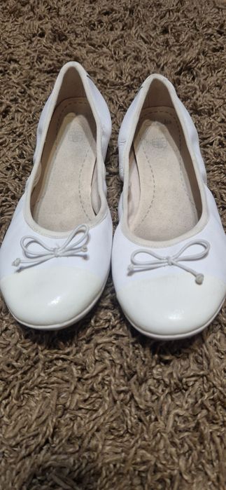 Clarks балетки, кожа натуральная