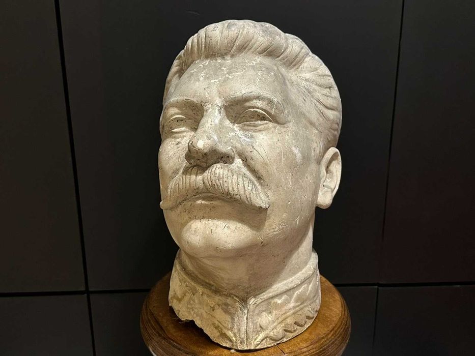 Соц Голям Бюст Йосиф Сталин Гипс
