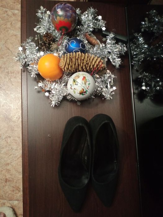 Туфли кожаные 38-39 р