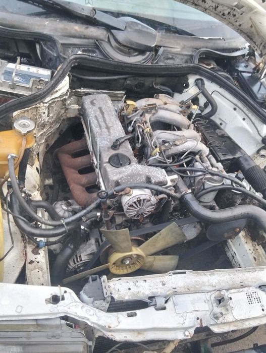 Mercedes W124 2.0D, schimb cu stivuitor