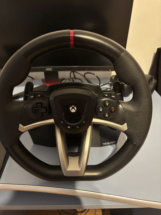 Volan xbox one cu 2 pedale, frana si acceleratie