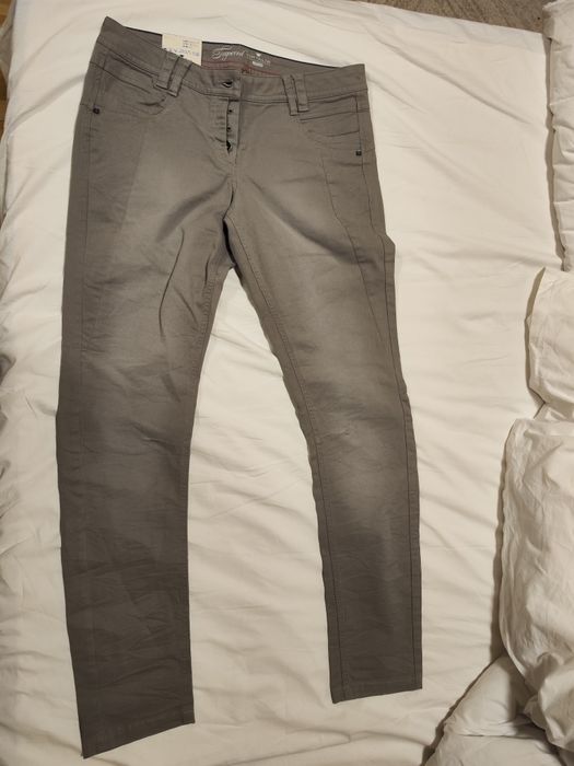 Сив дамски панталон нов Tom Tailor 36/32