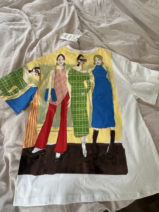 Нова дамска тениска Zara, M