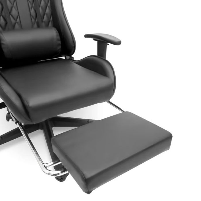 Геймърски стол с прибираща се подложка за крака и функция за масаж - ч