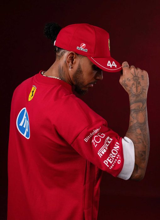 Scuderia Ferrari 2025 Drivers Oversized T-Shirt - Red