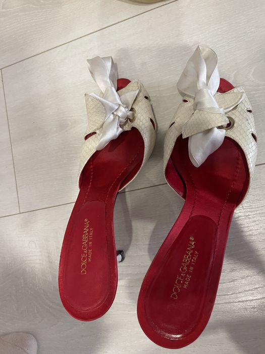 Босоножки из питона Dolce&Gabbana