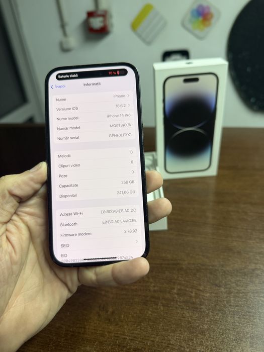 Vand Iphone 14 Pro 256Gb Full box