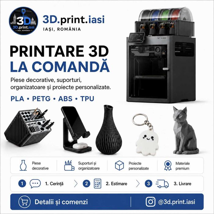 Servicii printare 3D - Bambu Lab X2D