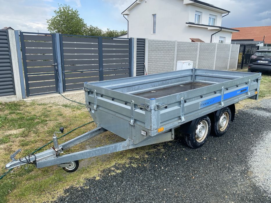 Remorca Faro Magicus 300x150x30cm 750kg 2 axe cat B