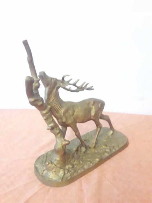Statuie cerb din aluminium
