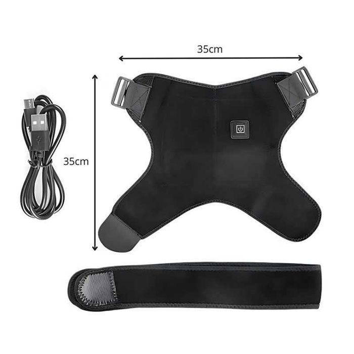 Ортеза за рамо с отопление – 3 нива на загряване, USB захранване