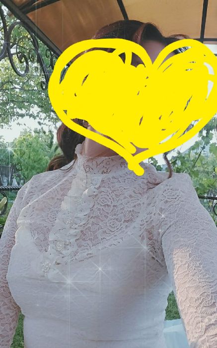 Платье кружевное