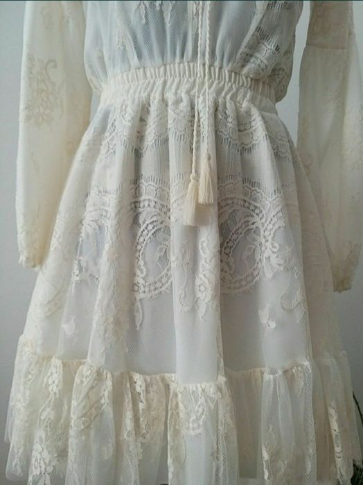 Rochie alba de eveniment