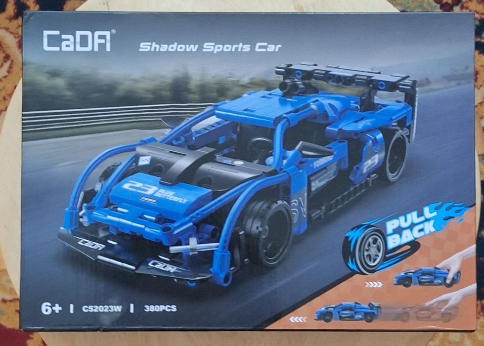 Mașină de construit CaDA Shadow Sports Car - Nouă, Sigilată (380 piese