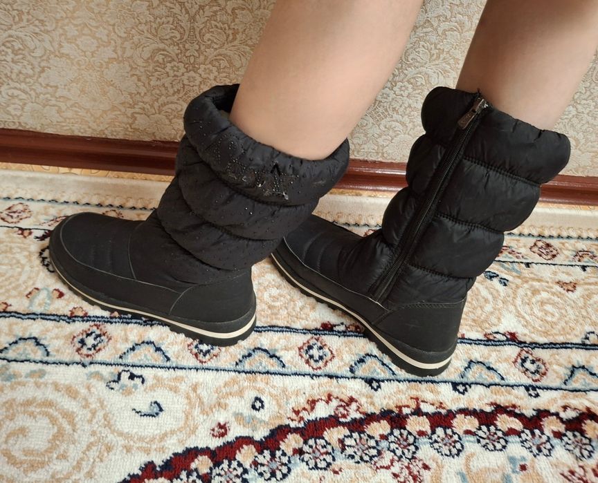 Женские сапоги дутики, аляска