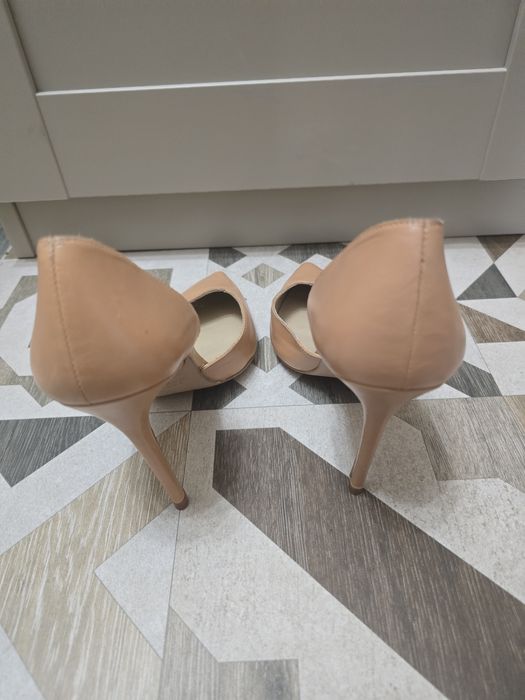 Обувки Зара от естествена кожа