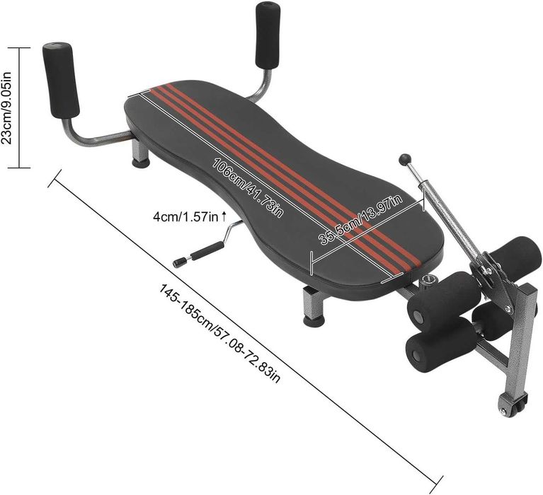 Лежанка за декомпресия и разтягане на гърба – Back Stretcher / Inversion Bench