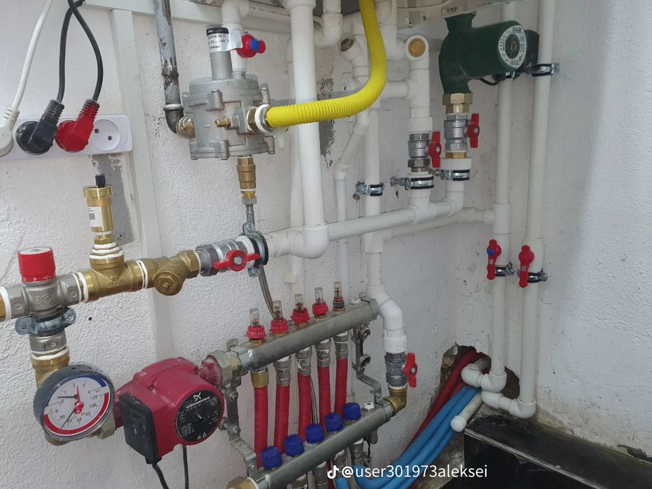 Газосварка. Сантехника-отопительная система. Тёплый пол