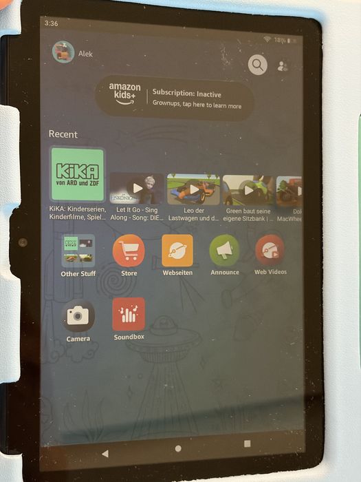 Детски таблет Amazon Fire HD Kids 3+