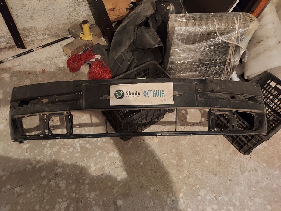 Передний бампер шкода актавия