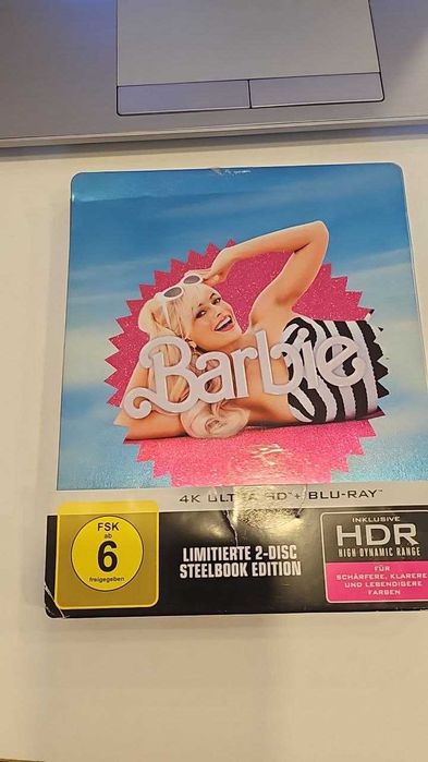 Филм „Barbie“ [4K Ultra HD] Steelbook [2023] [Blu-ray] – Steelbook