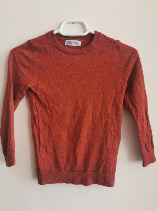 Bluză H&M 100% lână, mărime 110-116 copii