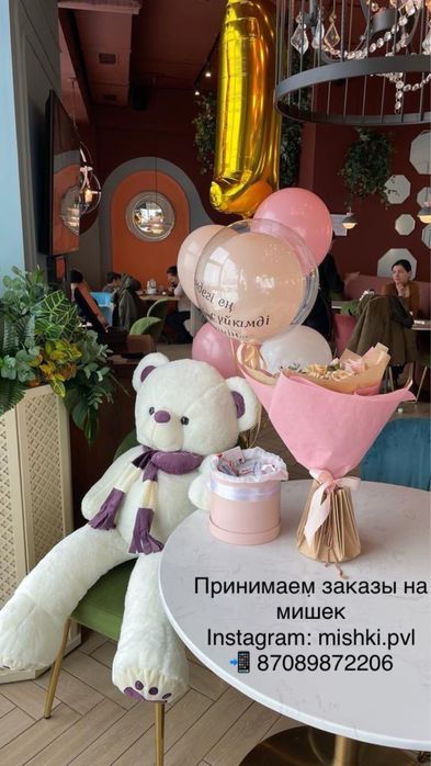 Плюшевые мишки (подарок)