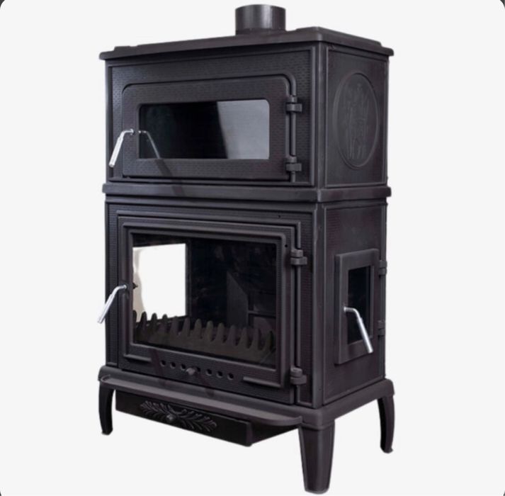 Чугунена камина с фурна