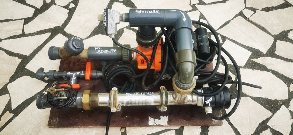 Pompa apa cu rezistenta de 6 kw pt piscina sau ciubar