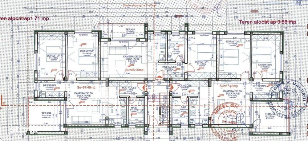 Apartament 3 camere PARTER, 80 mp, zona Dumbravita