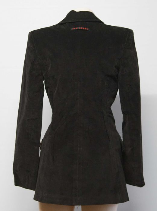 Sacou JPG Jean Paul Gaultier Jeans maro din catifea marimea  44EU